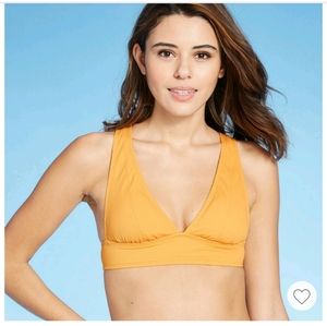 2/$25 Women's ribbed texture tall triangle bikini